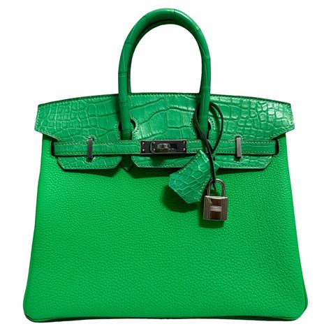 hermes birkin 25 vert comics|Hermès Birkin 25 Togo Vert Comics Palladium Hardware .